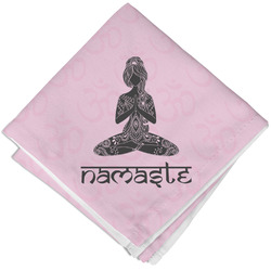 Lotus Pose Cloth Cocktail Napkin - Single
