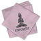 Lotus Pose Cloth Napkins - Personalized Lunch (PARENT MAIN Set of 4)