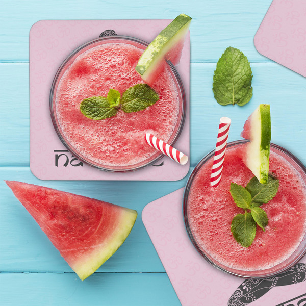 Lotus Pose Coaster Set - LIFESTYLE