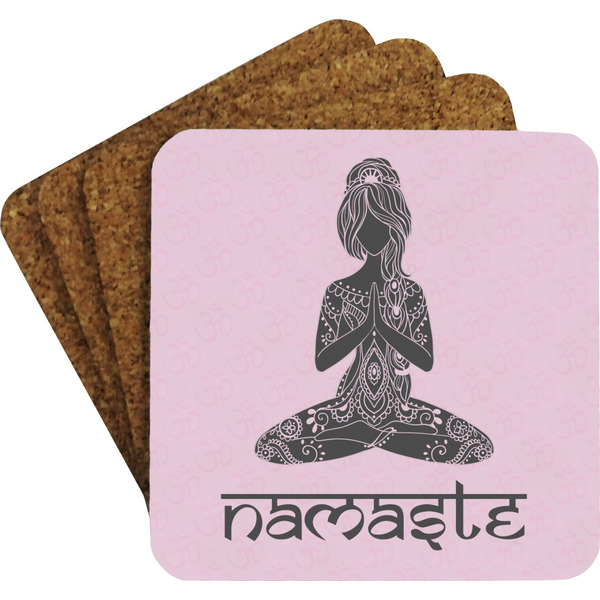 Lotus Pose Coaster Set (Personalized)