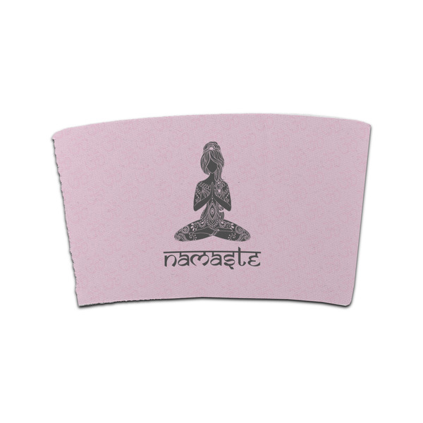 Custom Lotus Pose Coffee Cup Sleeve