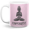 Lotus Pose 11 Oz Coffee Mug - White