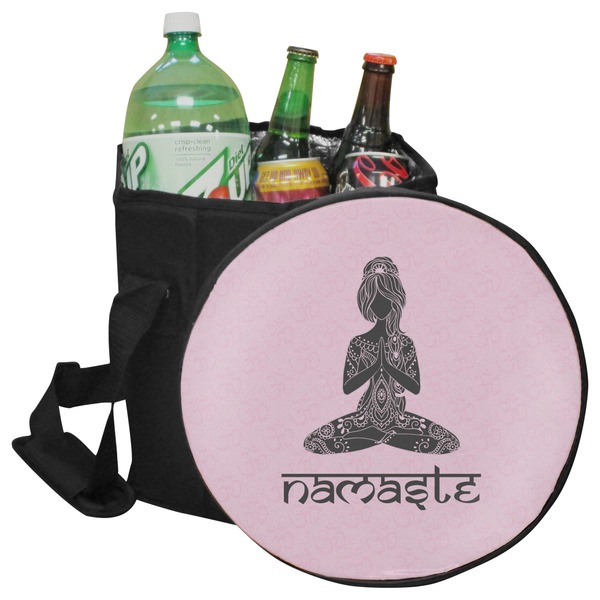 Custom Lotus Pose Collapsible Cooler & Seat (Personalized)