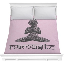Lotus Pose Comforter - Full / Queen (Personalized)