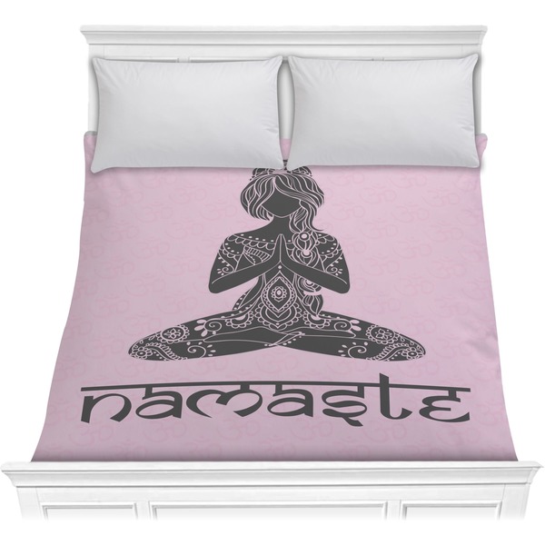 Custom Lotus Pose Comforter - Full / Queen (Personalized)
