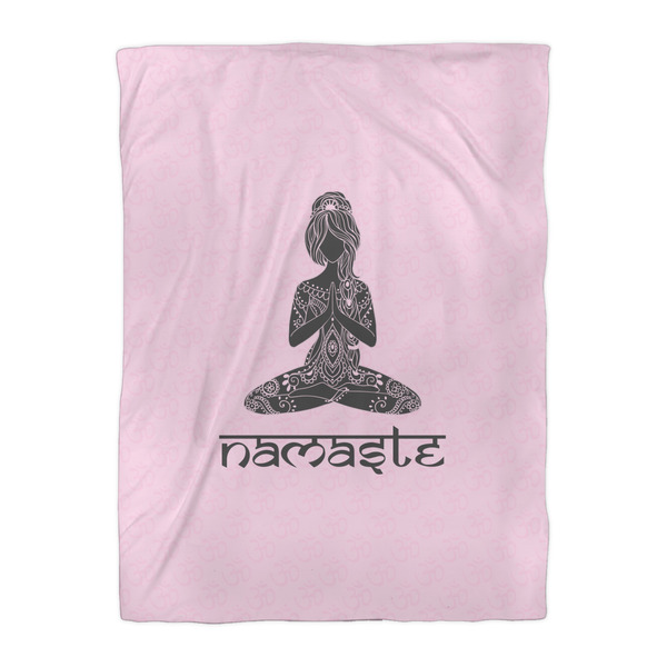 Lotus Pose Comforter - Twin XL - Front