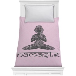 Lotus Pose Comforter - Twin (Personalized)