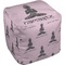 Lotus Pose Cube Poof Ottoman (Top)