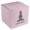 Lotus Pose Cube Favor Gift Box - Front/Main