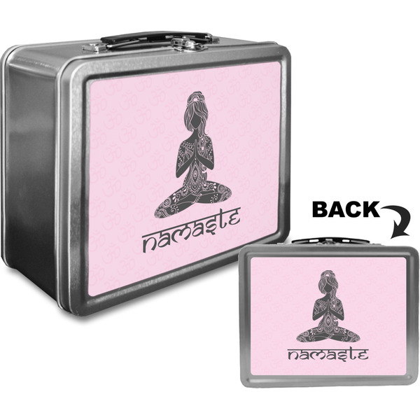 Lotus Pose Custom Lunch Box / Tin Approval