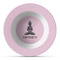 Lotus Pose Plastic Bowl - Microwave Safe - Composite Polymer (Personalized)