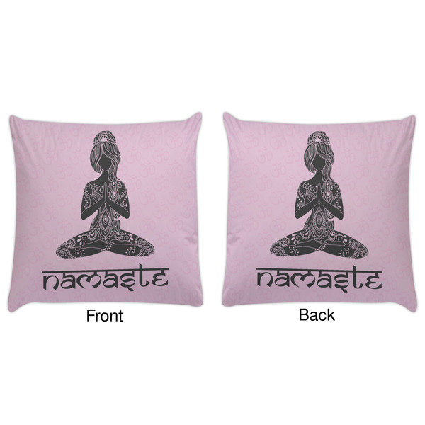 Lotus Pose Decorative Pillow Case - Approval