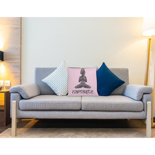 Lotus Pose Decorative Pillow Case - LIFESTYLE