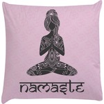Lotus Pose Decorative Pillow Case (Personalized)