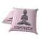 Lotus Pose Decorative Pillow Case - TWO