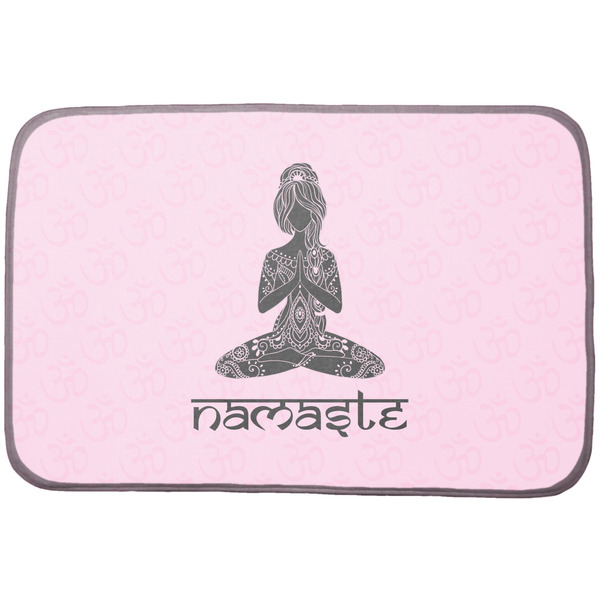 Custom Lotus Pose Dish Drying Mat (Personalized)