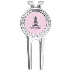 Lotus Pose Golf Divot Tool & Ball Marker (Personalized)