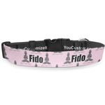 Lotus Pose Deluxe Dog Collar - Toy (6" to 8.5") (Personalized)