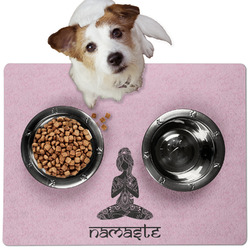 Lotus Pose Dog Food Mat - Medium