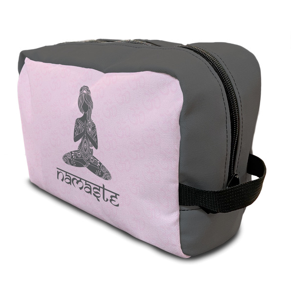 Custom Lotus Pose Toiletry Bag / Dopp Kit