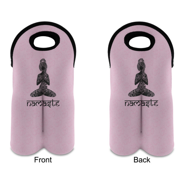 Lotus Pose Double Wine Tote - APPROVAL (new)