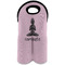 Lotus Pose Double Wine Tote - Front (new)