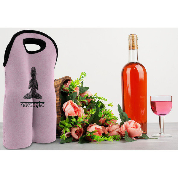 Lotus Pose Double Wine Tote - LIFESTYLE (new)
