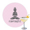 Lotus Pose Drink Topper - Large - Single with Drink