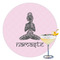 Lotus Pose Drink Topper - XLarge - Single with Drink