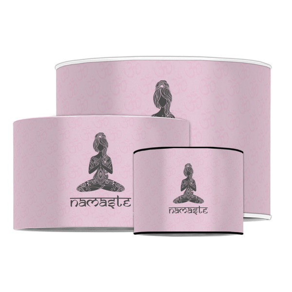 Lotus Pose Drum Lampshades - MAIN