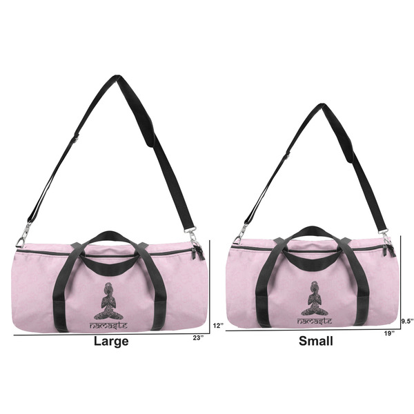 Lotus Pose Duffle Bag Small and Large