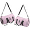 Lotus Pose Duffle bag large front and back sides
