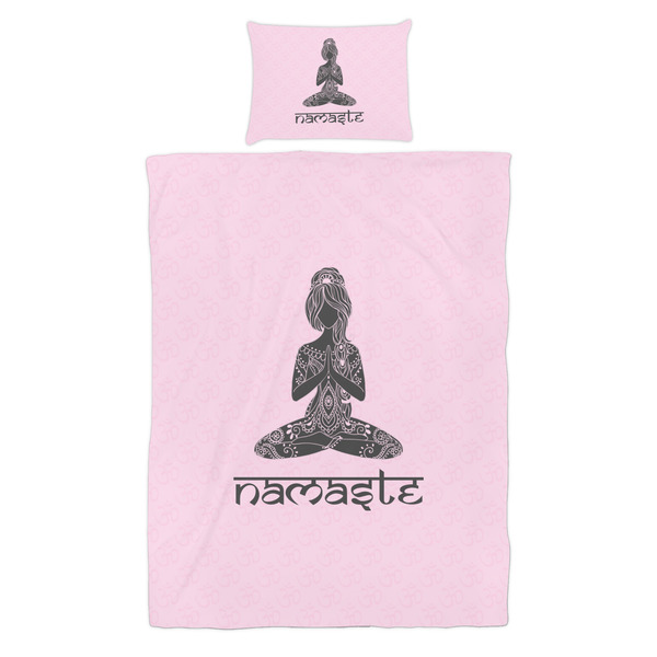 Lotus Pose Duvet Cover Set - Twin - Alt Approval