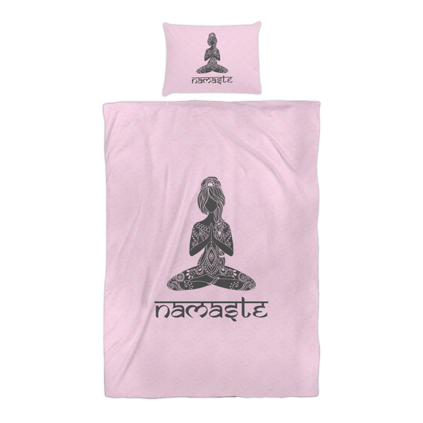 Lotus Pose Duvet Cover Set - Twin XL - Alt Approval