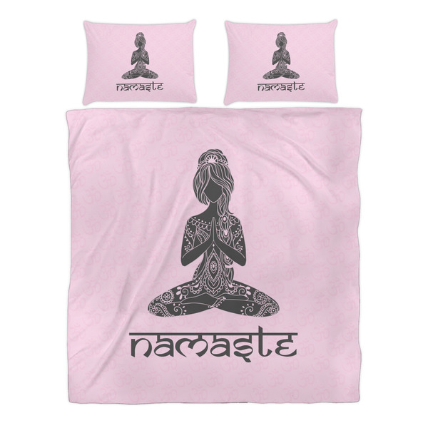 Lotus Pose Duvet cover Set - Queen - Alt Approval