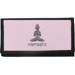 Lotus Pose Canvas Checkbook Cover (Personalized)