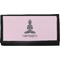 Lotus Pose Canvas Checkbook Cover (Personalized)