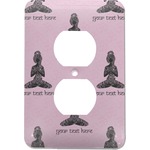Lotus Pose Electric Outlet Plate (Personalized)