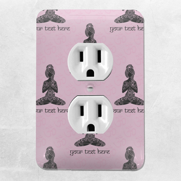 Lotus Pose Electric Outlet Plate - LIFESTYLE