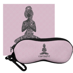 Lotus Pose Eyeglass Case & Cloth (Personalized)