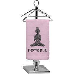 Lotus Pose Finger Tip Towel - Full Print (Personalized)