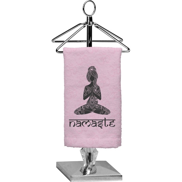 Custom Lotus Pose Finger Tip Towel - Full Print (Personalized)