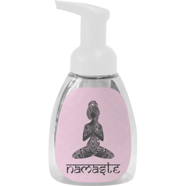 Custom Lotus Pose Foam Soap Bottle