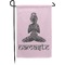Lotus Pose Small Garden Flag - Double Sided