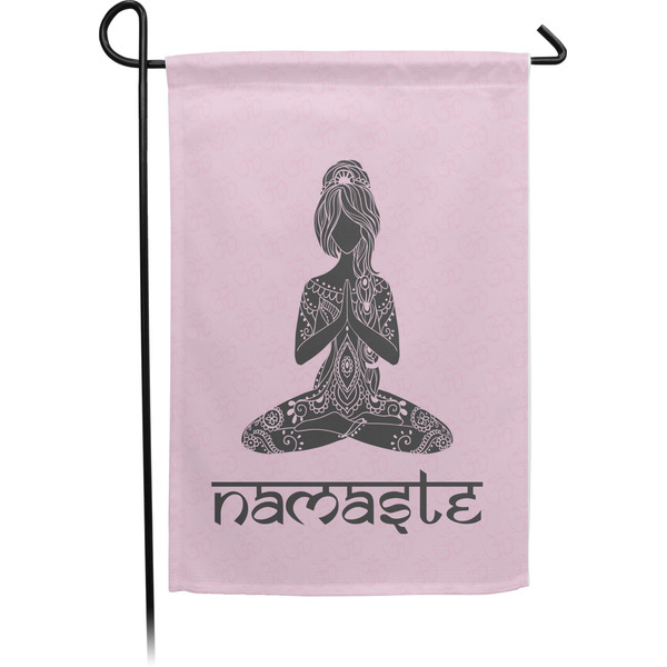 Custom Lotus Pose Small Garden Flag - Single Sided