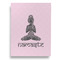 Lotus Pose Garden Flags - Large - Double Sided - BACK