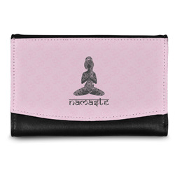 Lotus Pose Genuine Leather Women's Wallet - Small