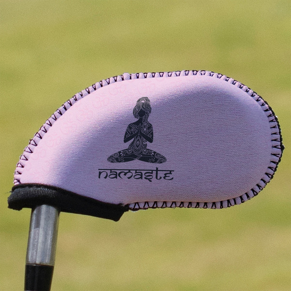 Custom Lotus Pose Golf Club Iron Cover