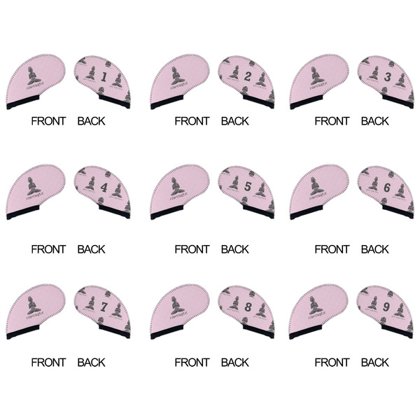 Lotus Pose Golf Club Covers - APPROVAL (set of 9)