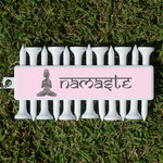 Lotus Pose Golf Tees & Ball Markers Set (Personalized)